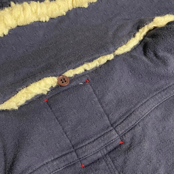 Anthropologie Allihop hoodie jacket blue medium - Picture 14 of 16